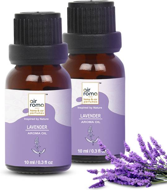 Airroma Lavender Aroma Oil Lavender, Natural and Undiluted Aroma Diffuser Oil Aroma Oil, Diffuser, Diffuser Set Lavender, Natural and Undiluted Aroma Diffuser Oil (2 x 15 ml)