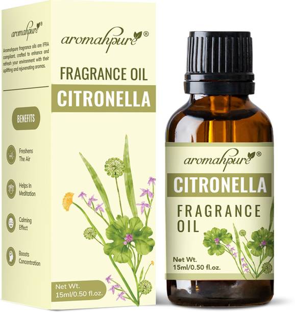 Aromahpure Citronella Aroma Oil for Home Fragrance | Helps in Meditation |Best for Aromatherapy |IFRA Certified