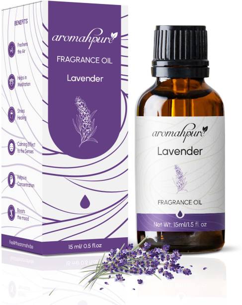 Aromahpure Fragrance oil best for Aromatherapy|Helps in Stress healing & Calming| Lavender Aroma Oil