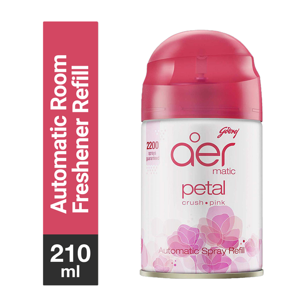 Godrej Aer Matic Room Freshener -Petal Crush Pink Refill Matic