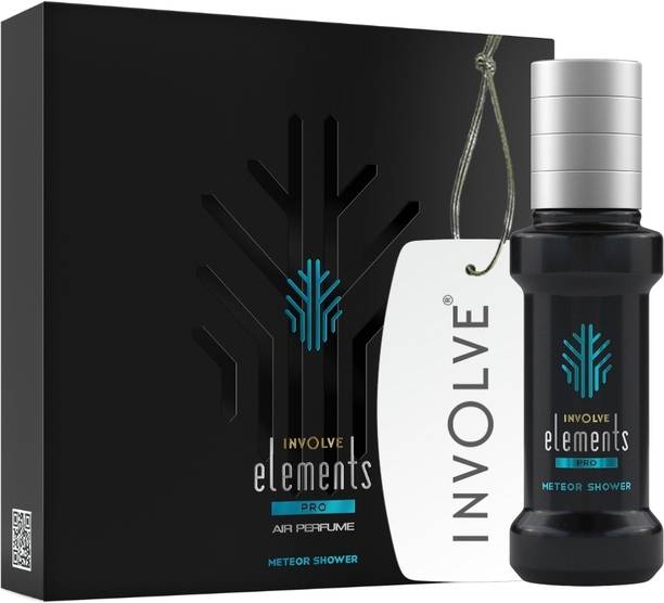 Involve Elements Pro- Meteor Shower | Soothing air Perfume Spray with Hanging Card Car Freshener Spray Elements Pro- Meteor Shower