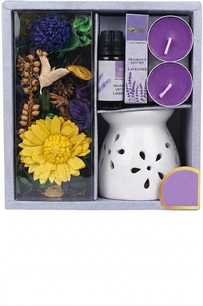 TemplePure Lavender Aroma Oil, Diffuser, Diffuser Set Aromatherapy Diffuser Gift Set