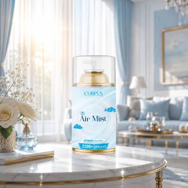 Corpus Aqua Automatic Spray Air Mist Refill | Fresh Watery Fragrance | 2200+ Sprays | Air Freshener Refill for Automatic Dispenser