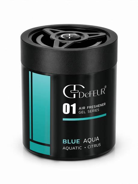 DeFEUR Blue Aqua Car Perfume Gel, 120g Car Freshener, Long-Lasting, Refreshing Aquatic Scent Car Freshener Blocks Car Freshener Gel