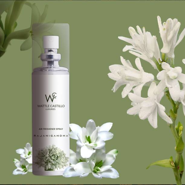 Wattle Castillo Luxuries Rajanigandha Fragrance Air Freshener For Home,Car & Office Spray 50 ml Air Freshner