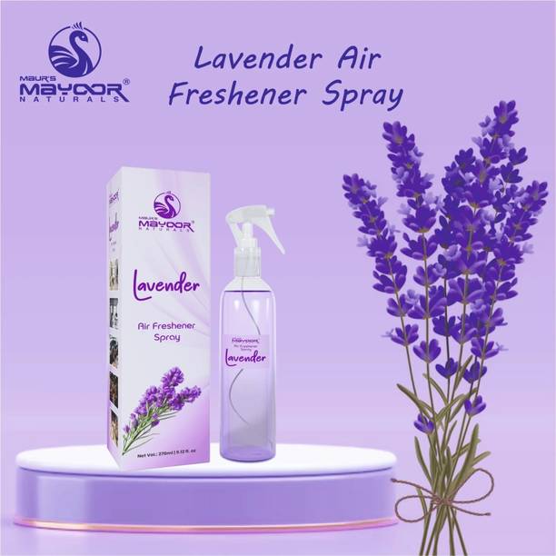MAUR'SMAYUR NATURALS Lavender Spray Enchanting Essence: Lavender Infused Air Freshener Spray