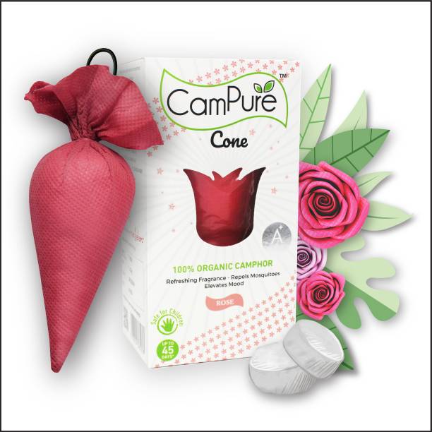 CamPure Cone Air Freshener - Rose - Pack of 1 Potpourri