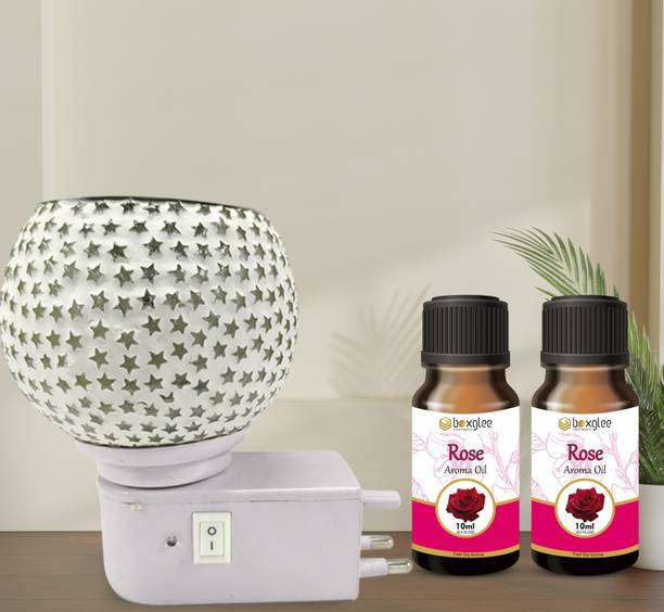 Boxglee Multifragrance Aroma Oil Star Kapoor Dani with 2 Rose Oil 10ML for Home,Office Decor
