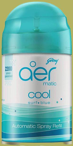 Godrej Aer cool surf blue Car Freshener Refill aer matic,bar freshner,liquid automatic air freshener refill pack _262