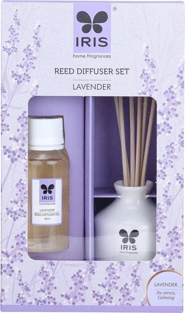 IRIS Lavender Reed Diffuser Set Home Fragrances