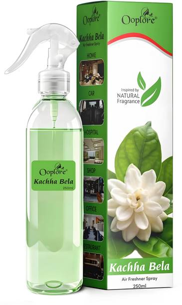 Ooplore Kachabela Spray, Spray Room Freshener Spray – Kachabela Fragrance | Long Lasting Air Freshener for Home, Office & Car | Strong Odor Eliminator | 250ml