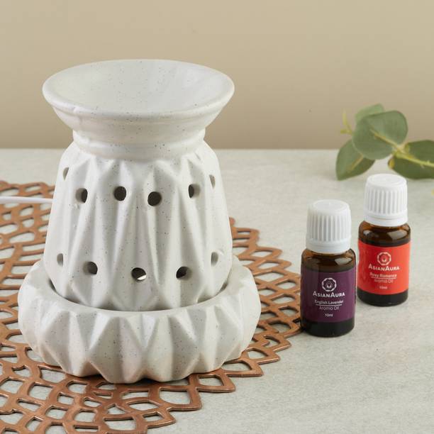 Asian Aura Electric Aroma Diffuser for Home Fragrance, Aromatherapy & Home Decor Diffuser Set Ceramic Electric Aroma Diffuser