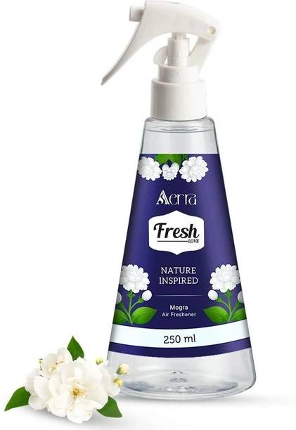 Aerra Mogra (Jasmine) Car Freshener Spray Car Air Freshener - Long-Lasting Mogra (Jasmine) Fragrance & Odor Eliminator for Home, Car, Bathroom - Non-Toxic, Eco-Friendly