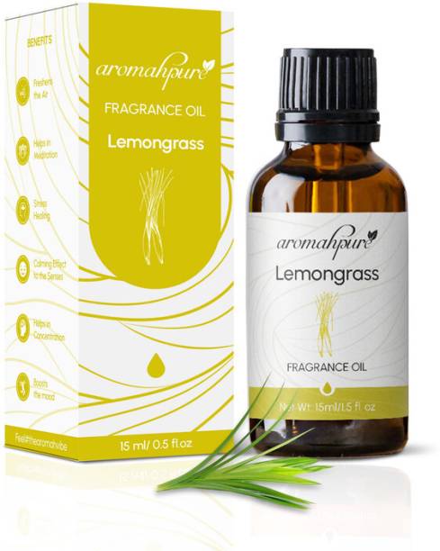 Aromahpure Fragrance oil best for Aromatherapy|Helps in Stress healing & Calming|Lemongrass Aroma Oil