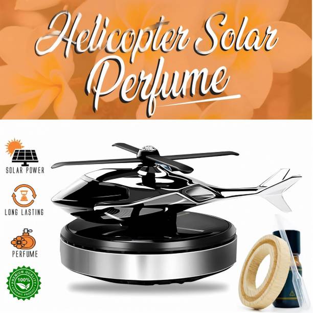 MIKANIX Solar Rotating Helicopter, Car Dashboard Aroma Perfume Diffuser Interior Car Freshener Diffuser Solar Rotating Helicopter, Car Dashboard Aroma Perfume Diffuser Interior
