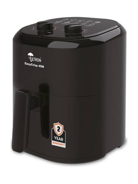 ULTRON Manual Airfryer ,Cyclonic Air flow cooking, EasyCrisp 45M Air Fryer