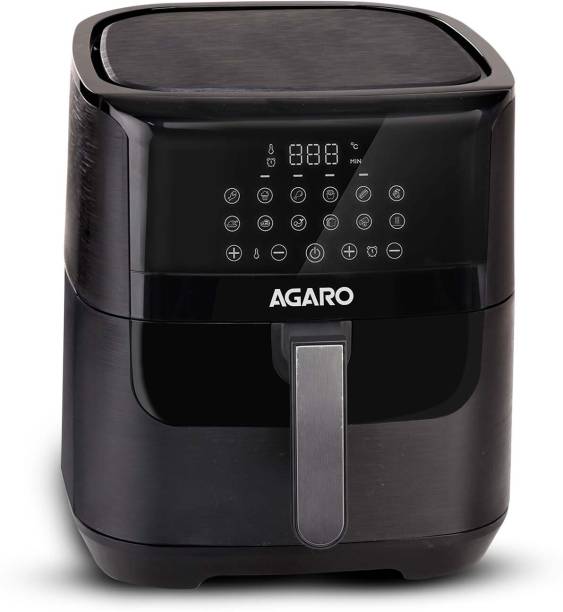 AGARO Elegant Air Fryer, 12 Preset Cooking Modes, 360 Degrees Air Circulation Air Fryer