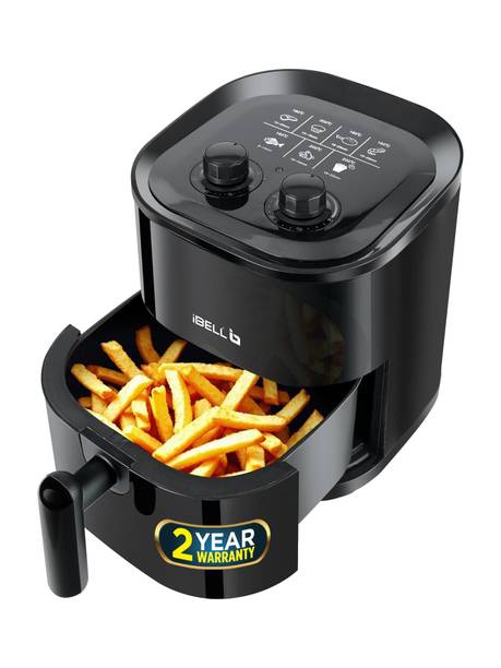 iBELL AEROFRY422M 4.2L Air Fryer Fry, Grill, Roast Bake, Non-Stick, Timer&Temp Control Air Fryer 4.2 L