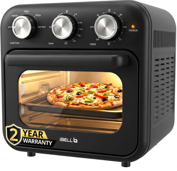 iBELL AEROWAVE16G AirFryer Oven 360° Hot Air Circulation Rotisserie & 5 Preset Modes Air Fryer