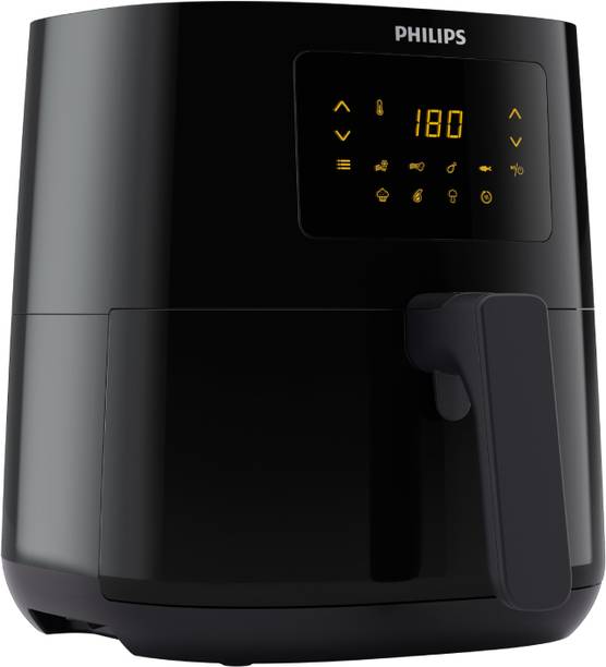 PHILIPS HD9252/90 with Touch Panel, uses up to 90% less fat, 7 Pre-set Menu, 1400W, 4.1 Ltr, with Rapid Air Technology Air Fryer