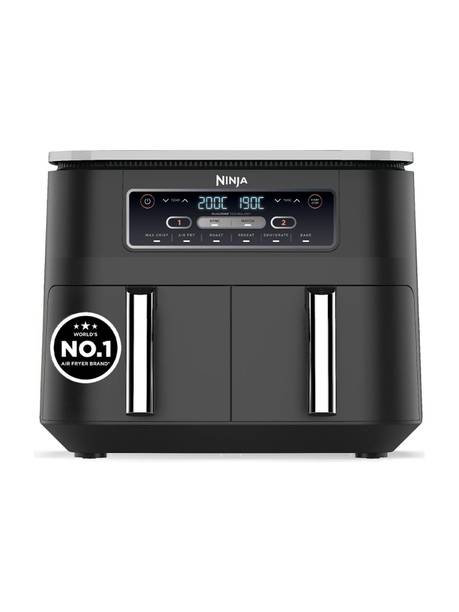 Ninja AF300 Foodi Dual Zone | Max Crisp 240°C| 6 Cooking Functions Air Fryer