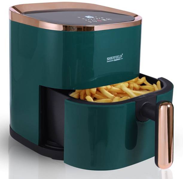 Sheffield Classic Digital with 360 High Speed Air Circulation 1200 W with Non-Stick Basket - Green Air Fryer