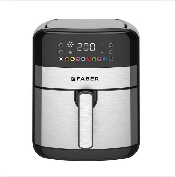 FABER 7L 1600W Digital Air Fryer|8-Presest,LED Display&Touch Control| FAF EVA 7.0L BK Air Fryer