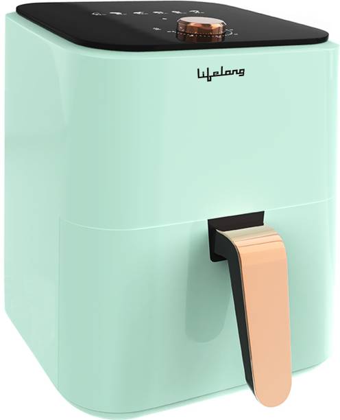Lifelong LLHFD423 1200W with Hot Air Circulation Technology with Timer Selection | Uses up to 90% less Oil | Fry, Grill, Roast, Reheat and Bake, Semi Digital Air Fryer