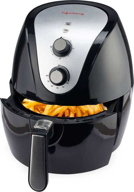 Lifelong LLHF421 1400W with Timer Selection and Fully Adjustable Temperature Control |Fry, Grill, Roast, Reheat, and Bake, Fryo Air Fryer