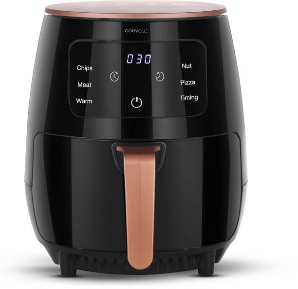 Corvell AIROFRYR Digital Air Fryer | Oil-Free Cooking, Auto Timer | Rapid Air Technology Air Fryer