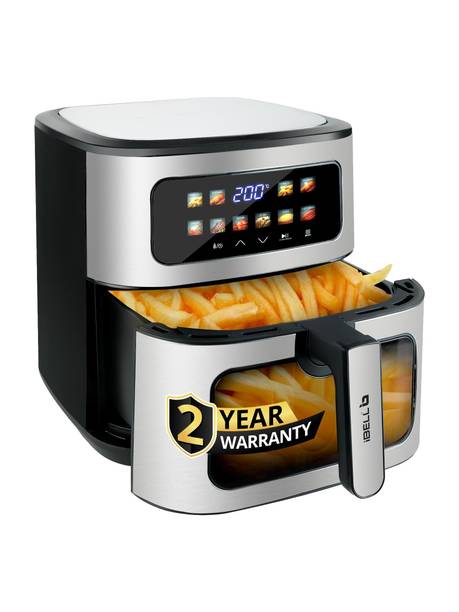 iBELL AEROFRY800 Air Fryer,1800W, 10 Preset, Heavy duty, Touch screen, Dishwasher Safe Air Fryer