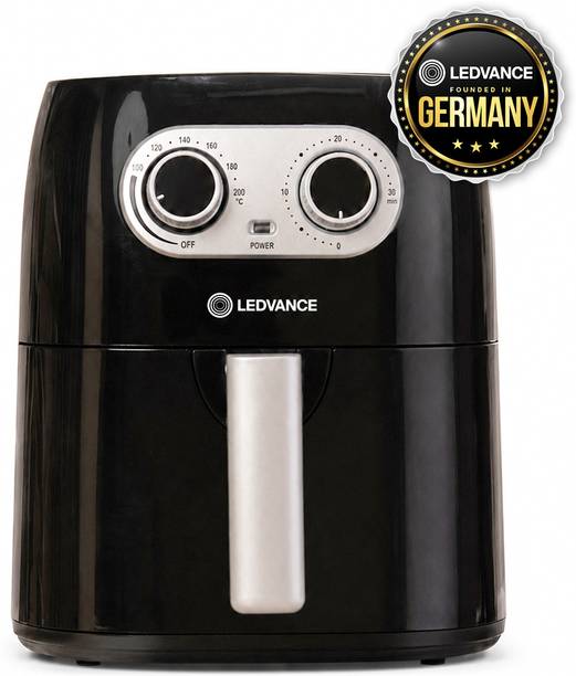 ledvance Air Fryer 4.5 L | Manual Knob | 85% Less Oil | Air Fryer (4.5 L) Air Fryer