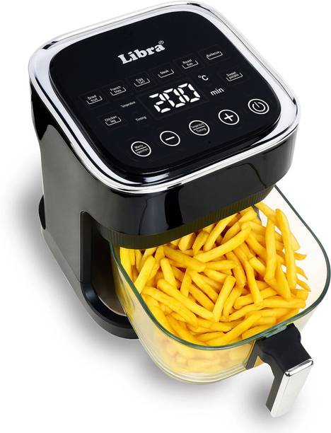 LIBRA Digital Air Fryer with Glass Bowl Air Fryer