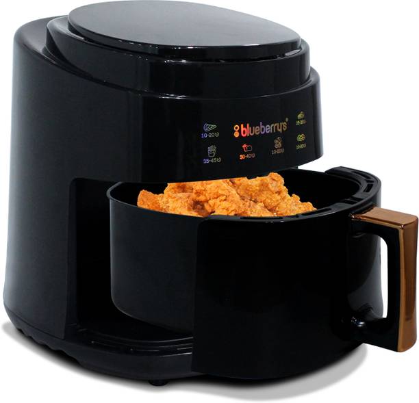 BlueBerry's 1400W 6L Digital Air Fryer 360° Air & Touch Control Panel Uses 95% Less Oil Air Fryer