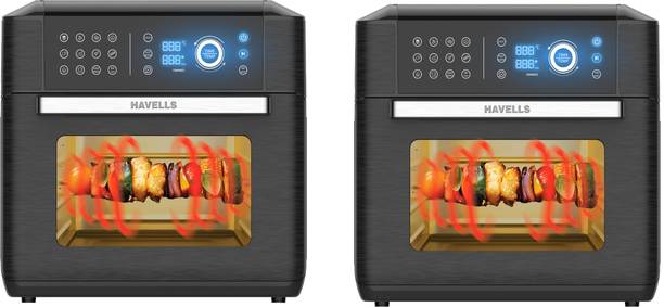 HAVELLS AWANZA AIR-OVEN,(PACK OF 2),Black Air Fryer
