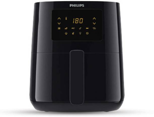 PHILIPS HD9252/90 with Touch Panel, uses up to 90% less fat, 7 Pre-set Menu, 1400W, 4.1 Ltr, with Rapid Air Technology Air Fryer