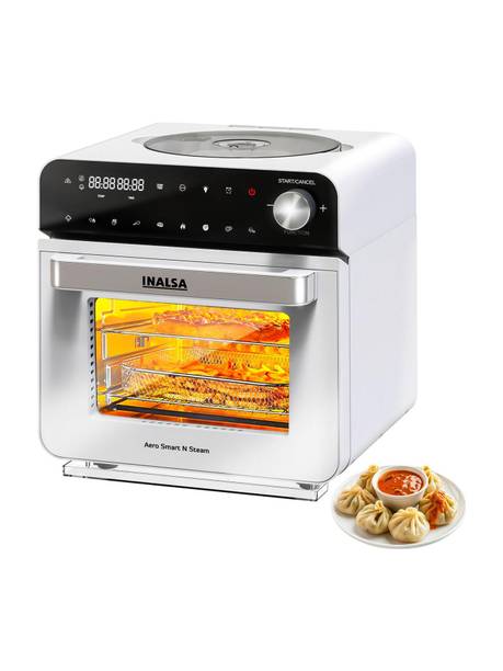 Inalsa Aero Smart N Steam| Oven,Steamer |Rotisserie,Convection & Steam Combination Air Fryer