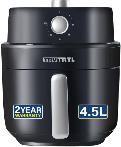 truTRTL Smart Manual Air Fryer for Home | 4.5L (Actual) | 1400 Watt | 1 Yr Warranty Air Fryer
