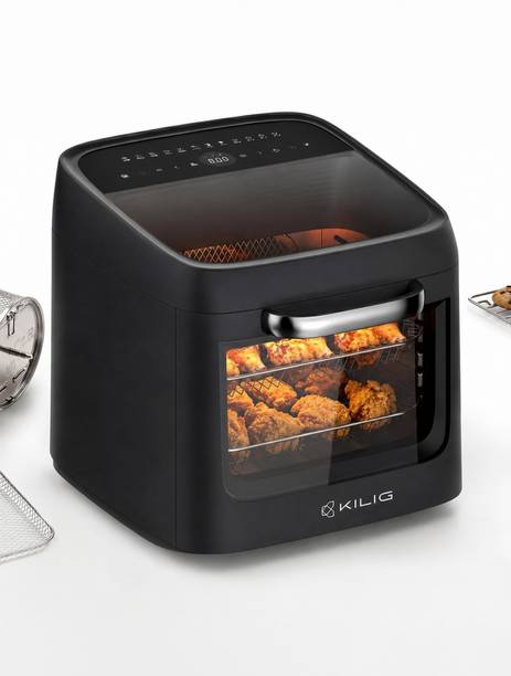 KILIG OV-AF Nexa Edge 12L Air Fryer Oven, Rotisserie, WiFi App, Dual View, 1800W Air Fryer