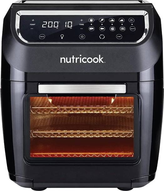 Nutricook 1800 Watts, Digital/One Touch Control Panel Display, 8 Preset Programs Oven 12L Air Fryer