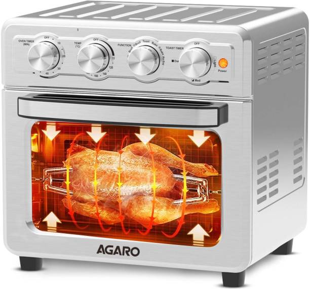 AGARO Regal 7 Preset Menu-Rotisserie,Baking,Roasting-1800W Air Fryer