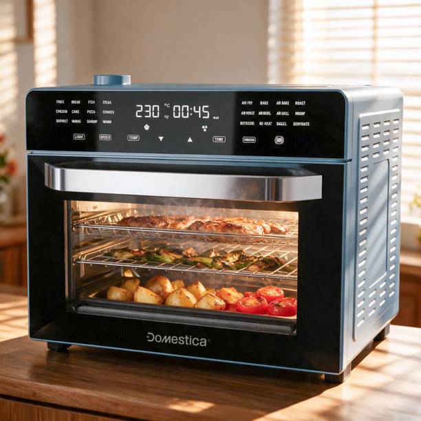 Domestica Domstica Elio Pro 24 in 1 Digital Air Fryer Oven, 30 L, 1700 W | 12 Presets Air Fryer