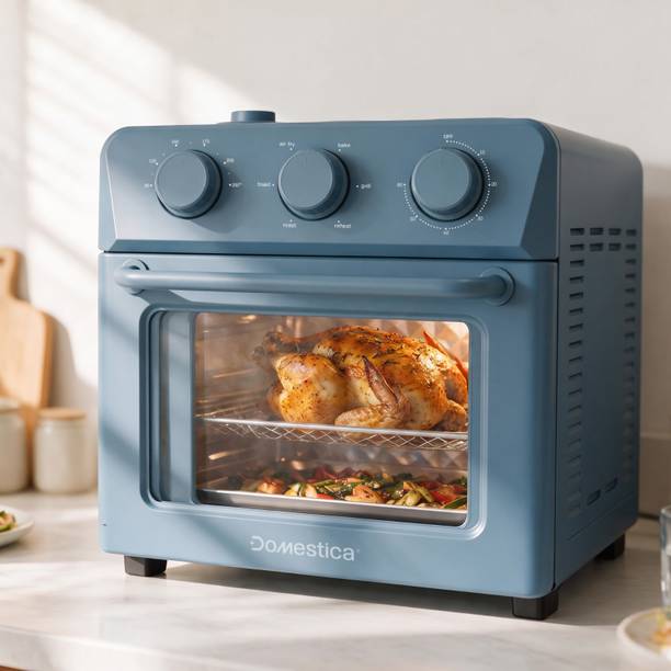 Domestica Elio Air Fryer Oven, 6 in 1 Compact Oven with 12L, 1400 W Air Fryer