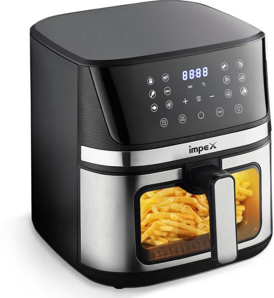 IMPEX Digital Air Fryer 1600 W | Cyclonic Air Flow 12 Cooking Modes Air Fryer
