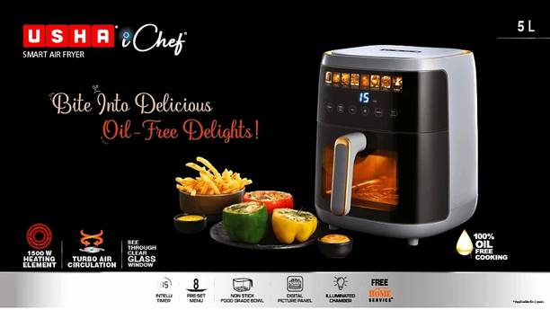 USHA i chef smart air fryer 4.5L Air Fryer