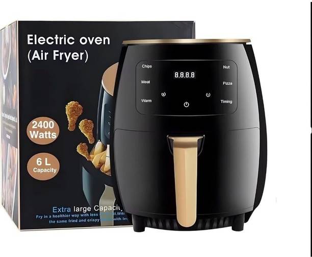 SHARNGA Air Frye 2400 W 6 Litre Touch Screen Crisps Roast Reheat Dehydrates French Fries Air Fryer