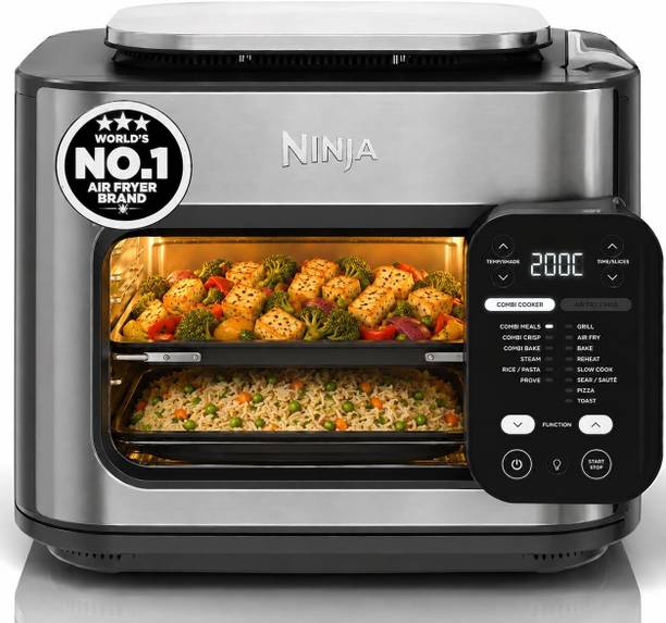 Ninja SFP701IN Combi 14-in-1 Multi-Cooker–HyperSteam & Technology, Cooks 3 Family Meals Air Fryer