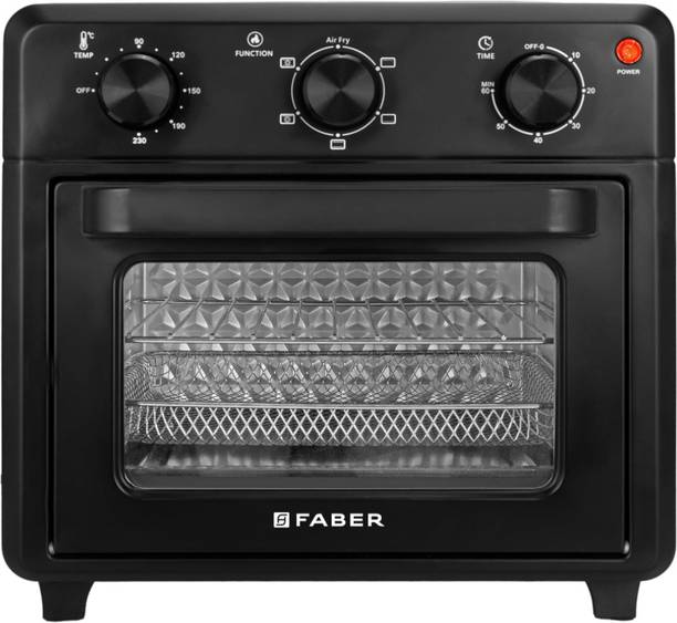 FABER Airfryer Oven 18L 1500W|View Window|5 Preset Auto Program|FAO FryMax 18 BK Air Fryer