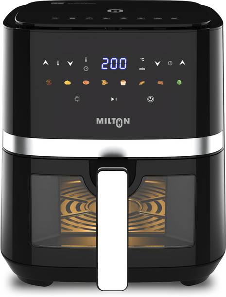 MILTON Rapid New Launch 5L Air Fryer 1450W 360° High Speed Air Circulation for Air Fryer