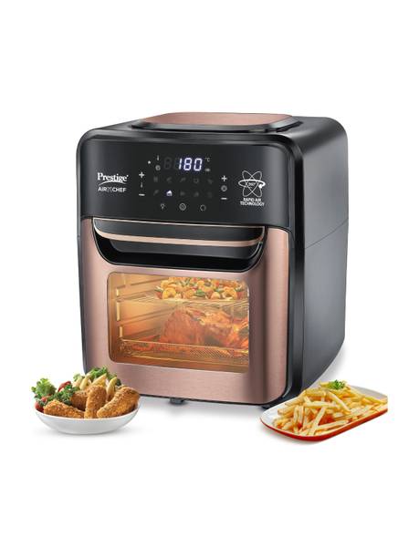Prestige Airchef 1800W AirOven With Accessories|10 Preset Menus|360° Rapid Air Technology Air Fryer